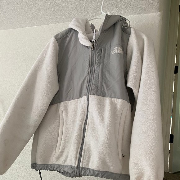 White north face winter jacket
